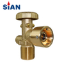 SiAN LPG Cylinder Valve Venezuela Standard Inflatable Head PV6 Valves