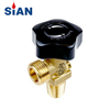 SiAN Valve Manufacturer Safety Brass CO2 Gas Cylinder Valves TPED Certification