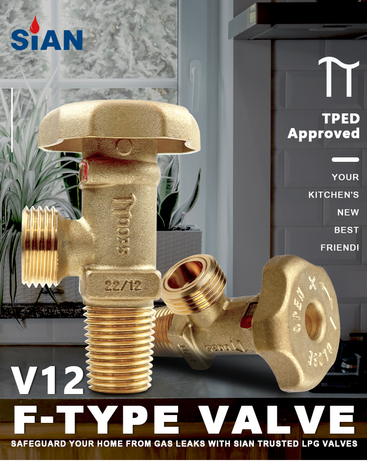 SiAN V12 (17E) LPG F-type Cylinder Valves TPED (1)