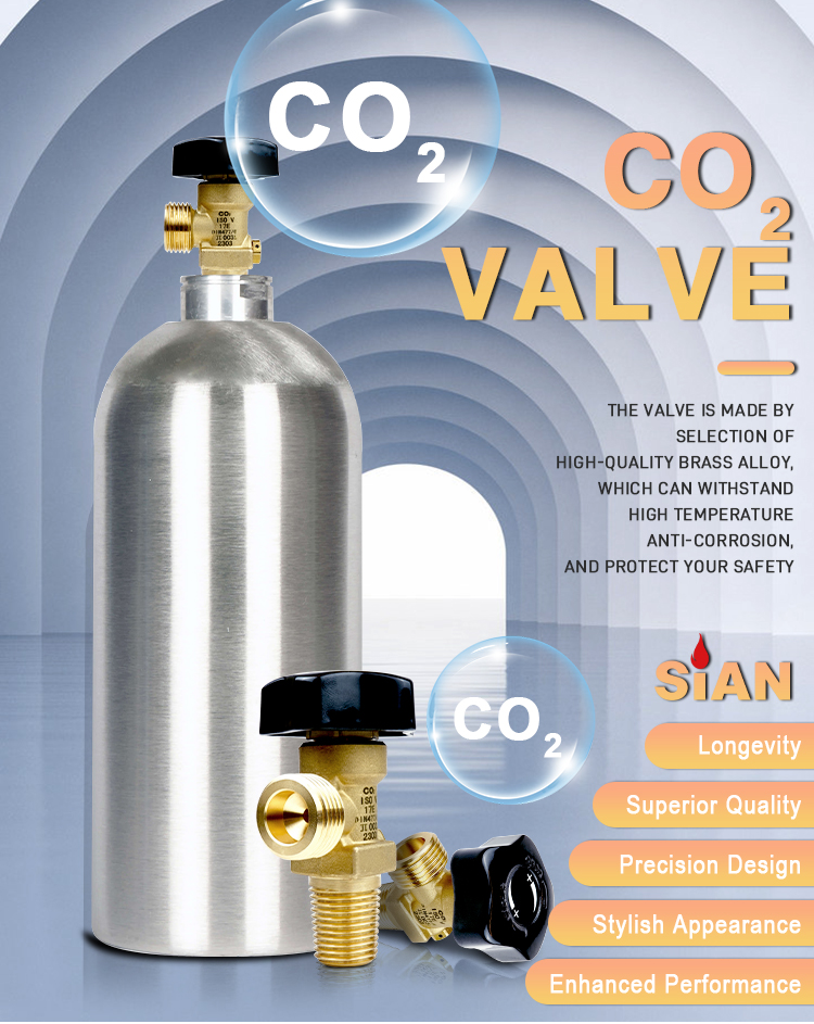 SiAN Industrial CO2 Gas Cylinder Valves (1)