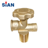 SiAN Valve Manufacturer LPG Cylinder Safety Brass POL Valves V9S4