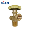 SiAN Manufacturer V9 Kitchen Cooking LPG Cylinder Handwheel Brass POL Gas Valve For Philippines