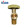 SiAN Manufacturer V9 Kitchen Cooking LPG Cylinder Handwheel Brass POL Gas Valve For Philippines