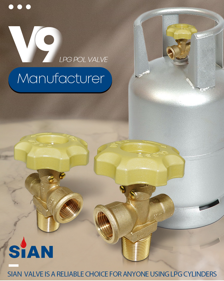 SiAN LPG Cylinder V9 POL Valve (1)