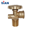 SiAN High Quality Philippines LPG Gas Cylinder POL Valves V6 Propane Tank Valve