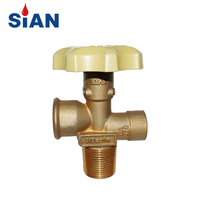 SiAN Safety Brass LPG Cylinder Control Valves V9S2 Kitchen Cooking Stove POL Valves