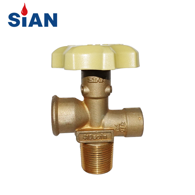 SiAN Safety Brass LPG Cylinder Control Valves V9S2 Kitchen Cooking Stove POL Valves