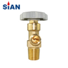 GV-5 Axial Cylinder Valve N2/Ar/He Gas Cylinder Valve