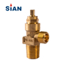 Copper Alloy Coupling Type Argon Gas Cylinder Valve