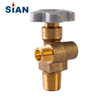 Copper Nitrogen Helium Argon Gas Cylinder Valve