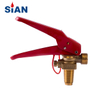 Fire Extinguisher CO2 Valve CE Certification Brass Copper Alloy Valve For Carbon Dioxide Fire Extinguisher