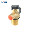 SiAN Brand PV02-D22 Self-closing LPG Gas Cylinder Valve with PI Certification