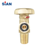 Liquefied Petroleum Gas Cylinder Valve Copper Alloy Valve with Handwheel