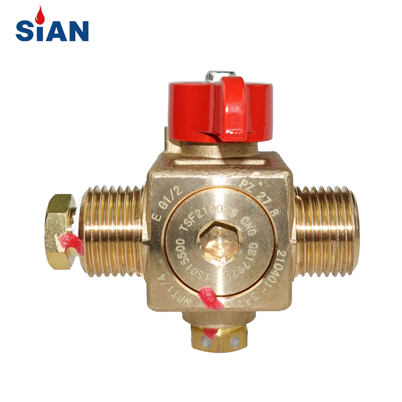 QF-T1B SiAN Brand China Ningbo FUHUA Factory Industrial Gas CNG Cylinder Valve Brass