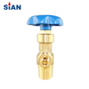 QF-2C Reliable FUHUA Factory SiAN Brand Safe Industrial Gas Range N2/O2/Air Cylinder Flapper Type Valve Brass