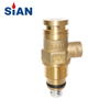 SiAN Factory D27 LPG Composite Cylinder Self Closing Brass Valves