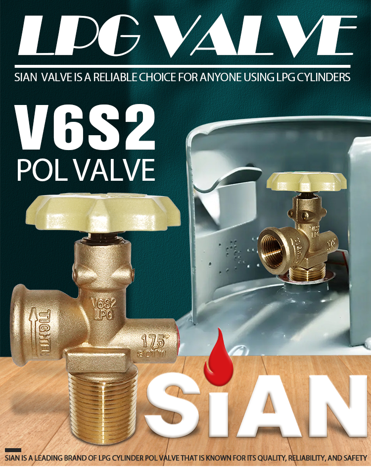 SiAN V6S2 LPG Cylinder POL VAlves (1)