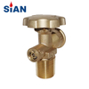 SiAN High Quality Philippines LPG Gas Cylinder POL Valves V6 Propane Tank Valve