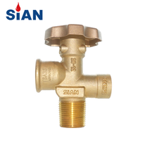 SiAN V9 LPG Gas Cylinder POL Valve With SABS Certification