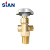 SIAN RPV-GV6 N2/Ar/He Gas Cylinder Valve Residual Pressure Valve