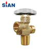 SiAN Brass Safety LPG Gas Cylinder POL Valve