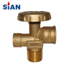 SiAN 100 Pound LPG Cylinder Valve Compatible with POL Valve for Easy Connection