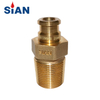 SiAN Manufacture ZF-B1 Brass Safety Self-Closing LPG Gas Cylinder Snap On Valves For Home Use