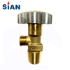 Brass Argon Gas Cylinder Valve With Hand-wheel