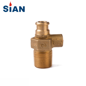 Compact Brass Zinc Gas Cylinder LPG Valve