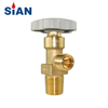 GV-5 Axial Cylinder Valve N2/Ar/He Gas Cylinder Valve