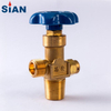 Brass Moveable Flap Type Oxygen Gas Cylinder Valve