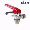 Aluminum Alloy Fire Valve With Black/red Handle 