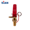 Fire Extinguisher CO2 Valve CE Certification Brass Copper Alloy Valve For Carbon Dioxide Fire Extinguisher