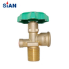 Liquefied Petroleum Gas V6 Copper Valve With Ergonomic Handwheel