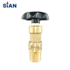 China Wholesale QF-2A Industrial Gas Carbon Dioxide Cylinder Valve Axial Type Valve Brass