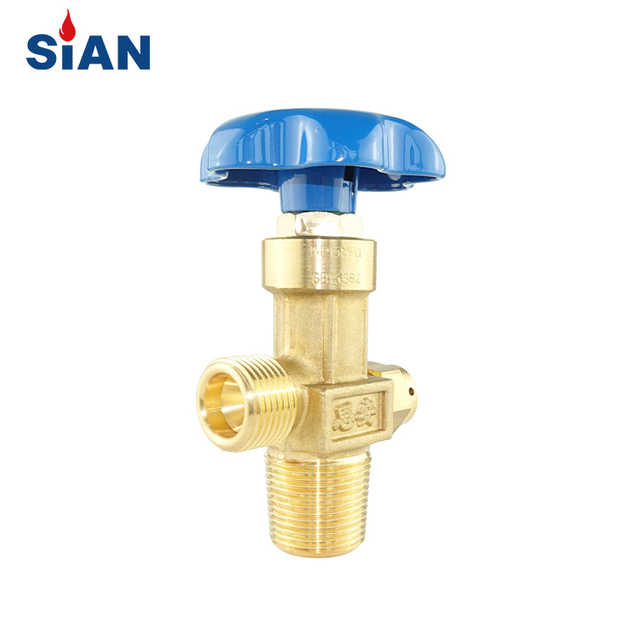 High Quality China FUHUA Factory SiAN Brand QF-2 Industrial Oxygen Nitrogen Air Safe Cylinder Flapper Type Brass Gas Valve