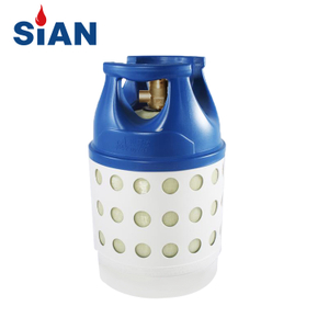 SiAN Factory D27 LPG Composite Cylinder Self Closing Brass Valves