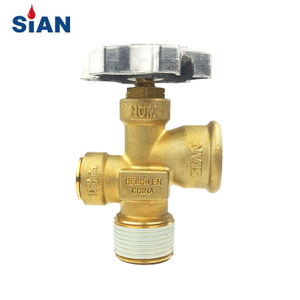 100 Pound LPG Gas Cylinder Valve MX100 Safety LPG POL Valve For Mexico