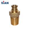 SiAN Manufacture ZF-B1 Brass Safety Self-Closing LPG Gas Cylinder Snap On Valves For Home Use