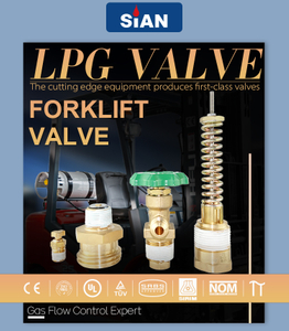 SiAN Manufacturer Safety Brass LPG Forklift Cylinder Valves