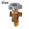 Copper Nitrogen Helium Argon Gas Cylinder Valve