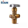 Proportional Flow Control Shut Off Industrial Refrigerant Gas Cylinder Valve