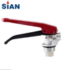 Aluminum Alloy Fire Valve With Black/red Handle 