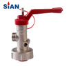 High Quality Dry Powder Fire Extinguisher 20bar Brass Copper Valve With Safety Device