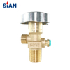 Copper Alloy CO2 Gas Cylinder Valve 