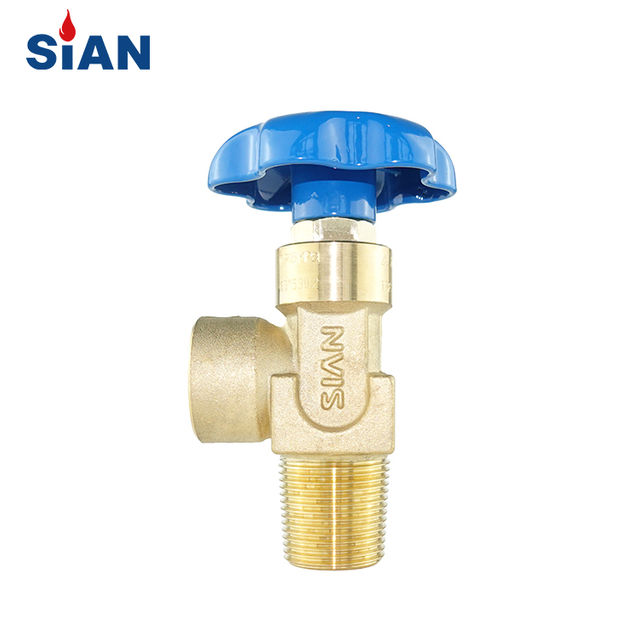 QF-2G O2/Air/N2 Cylinder Axial Type Brass Gas Valve by SiAN Brand