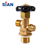 QF-35C Cheap Price Made In China Co2 Air Valve Cylinder Axial Type Valve Brass Safety Valve