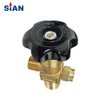 CGA320B CO2 Cylinder Axial Type Valve Brass From China Valve Factory Ningbo Fuhua SiAN Brand