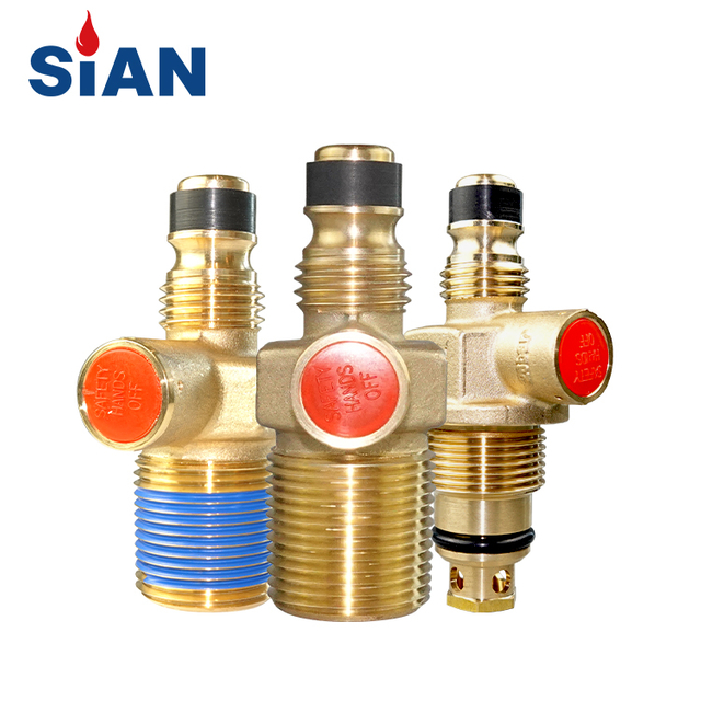 SiAN D16 LPG Compact Gas Cylinder Valves 3/4''-14 NGT Propane Tank Cooking Control Valve