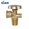 SiAN High Quality Philippines LPG Gas Cylinder POL Valves V6 Propane Tank Valve